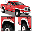 20928-02 Front and Rear, Driver and Passenger Side Fender Flares, Black Extend-A-Fender Series