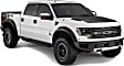 20938-02 Front and Rear, Driver and Passenger Side Fender Flares, Black Pocket Style Series