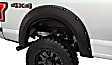 20939-02 Front and Rear, Driver and Passenger Side Fender Flares, Black Pocket Style Series