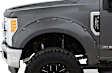 20945-82 Front and Rear, Driver and Passenger Side Fender Flares, Black Pocket Style Painted Series