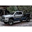 20965-02 Front and Rear, Driver and Passenger Side Fender Flares, Matte Black Pocket Style Series