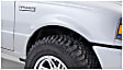 1996 Ford Ranger - Front and Rear, Driver and Passenger Side, Fender Flares, Styleside, Tire Coverage 1.25 in., Black, Pocket Style Series