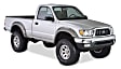2000 Toyota Tacoma - Front and Rear, Driver and Passenger Side, Fender Flares, Fleetside, Tire Coverage 3 in., Black, Cut-Out Series