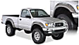 2000 Toyota Tacoma - Front and Rear, Driver and Passenger Side, Fender Flares, Fleetside, Tire Coverage 3 in., Black, Cut-Out Series