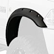 40091-02 Front, Driver and Passenger Side Fender Flares, Black Max Coverage Pocket Style Series