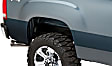 2011 GMC Sierra 3500 HD - Rear, Driver and Passenger Side, Fender Flares, 97.6 in. Bed, Fleetside, Tire Coverage 1.75 in., Black, Extend-A-Fender Series