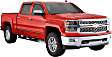 2016 Chevrolet Silverado 1500 - Front, Driver and Passenger Side, Fender Flares, Fleetside, Black, Pocket Style Series