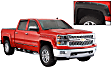 2016 Chevrolet Silverado 1500 - Front, Driver and Passenger Side, Fender Flares, Fleetside, Black, Pocket Style Series