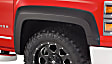 40125-02 Front, Driver and Passenger Side Fender Flares, Black Extend-A-Fender Series