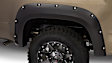 40142-02 Rear, Driver and Passenger Side Fender Flares, Black Pocket Style Series