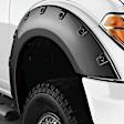 40165-02 Front, Driver and Passenger Side Fender Flares, Black Pocket Style Series