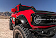 40165-02 Front, Driver and Passenger Side Fender Flares, Black Pocket Style Series