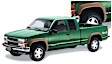 1990 GMC C2500 - Front and Rear, Driver and Passenger Side, Fender Flares, Fleetside, Tire Coverage 1.75 in., Black, Extend-A-Fender Series