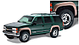 1997 GMC Yukon - Front and Rear, Driver and Passenger Side, Fender Flares, 4-Door, Tire Coverage 1.25 in., Black, OE Style Series