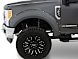 40909-34 Front and Rear, Driver and Passenger Side Fender Flares, Black Pocket Style Series