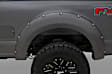 40909-34 Front and Rear, Driver and Passenger Side Fender Flares, Black Pocket Style Series