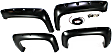 40924-02 Front and Rear, Driver and Passenger Side Fender Flares, Black Pocket Style Series