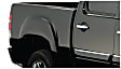 2011 GMC Sierra 3500 HD - Front and Rear, Driver and Passenger Side, Fender Flares, 97.6 in. Bed, Fleetside, Tire Coverage 0.75 in., Black, OE Style Series