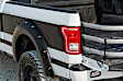 40927-14 Front and Rear, Driver and Passenger Side Fender Flares, White Pocket Style Series