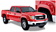 2013 GMC Sierra 1500 - Front and Rear, Driver and Passenger Side, Fender Flares, 97.6 in. Bed, Fleetside, Tire Coverage 2 in., Black, Boss pocket style Series