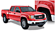 40947-02 Front and Rear, Driver and Passenger Side Fender Flares, Black Cut-Out Series