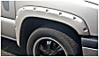 40948-02 Front and Rear, Driver and Passenger Side Fender Flares, Black Pocket Style Series