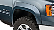 2008 GMC Sierra 2500 HD - Front and Rear, Driver and Passenger Side, Fender Flares, 97.6 in. Bed, Fleetside, Tire Coverage 1.75 in., Black, Extend-A-Fender Series