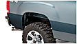 2008 GMC Sierra 2500 HD - Front and Rear, Driver and Passenger Side, Fender Flares, 97.6 in. Bed, Fleetside, Tire Coverage 1.75 in., Black, Extend-A-Fender Series