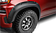 48109-08 Front and Rear, Driver and Passenger Side Fender Flares, Black Forge Series
