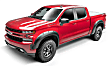 48109-08 Front and Rear, Driver and Passenger Side Fender Flares, Black Forge Series
