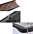 49518 Bed Rail Cap - Matte Black, Dura-Flex(R) 2000 TPO, Diamond, Direct Fit, Set of 2, Fits 97.6in. Bed