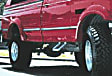 50009-11 Front, Driver and Passenger Side Fender Flares, Black Extend-A-Fender Series