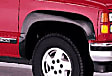 2006 Dodge Ram 2500 - Front, Driver and Passenger Side, Fender Flares, 76.3 in. Bed, Fleetside, Tire Coverage 1.75 in., Black, OE Style Series