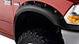 2016 Ram 2500 - Front, Driver and Passenger Side, Fender Flares, Fleetside, Tire Coverage 2.60 in., Black, Pocket Style Series