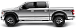 2022 Ram 3500 - Front, Driver and Passenger Side, Fender Flares, Fleetside, Excludes Dually, Matte Black, Extend-A-Fender Series