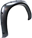 50907-02 Front and Rear, Driver and Passenger Side Fender Flares, Black Pocket Style Series