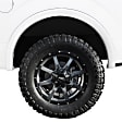 2002 Dodge Dakota - Front and Rear, Driver and Passenger Side, Fender Flares, Fleetside, Black, OE Style Series