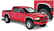 2000 Dodge Dakota - Front and Rear, Driver and Passenger Side, Fender Flares, Fleetside, Tire Coverage 1.5 in., Black, Extend-A-Fender Series