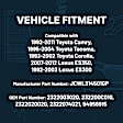 2000 Toyota Tacoma - Fuel Pump, 5VZFE Engine, Electric, Without Fuel Sending Unit, 6 Cyl 3.4L