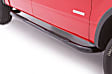 23053782 3 in. Round Bent Series Nerf Bars Powdercoated Black, Covers Cab Length - Set of 2