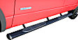 2006 Nissan Frontier - 4 in. Oval Straight Series, Nerf Bars, Powdercoated Black, Covers Cab Length, Set of 2