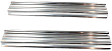 2016 GMC Sierra 3500 HD - Trailrunner Diamond Multi-Fit Series Running Boards, Brite anodized, Non-Powered, Aluminum, Set of 2