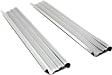 2016 GMC Sierra 3500 HD - Trailrunner Diamond Multi-Fit Series Running Boards, Brite anodized, Non-Powered, Aluminum, Set of 2