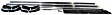 291141 Running Boards, Brite Anodized, Aluminum, 90 in. Length, Overall Length Includes End Caps, Trailrunner Diamond Multi-Fit Series
