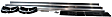 291141 Running Boards, Brite Anodized, Aluminum, 90 in. Length, Overall Length Includes End Caps, Trailrunner Diamond Multi-Fit Series