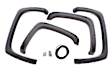 RX106T Front and Rear, Driver and Passenger Side Fender Flares, Black