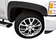 2003 Dodge Ram 2500 - Front, Driver and Passenger Side, Fender Flares, Fleetside, Flare Height 4 in., Tire Coverage 1.25 in., Black, Elite SX-Sport Style Series