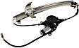 Front, Passenger Side Window Regulator, Power, With Cable Pulley at Top of Rail
