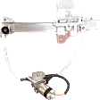 Rear, Driver Side Window Regulator, Power, 8 Cyl., 4.6L Engine