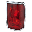 Passenger Side Tail Light, without Bulb, Halogen, Red Lens, Without Emblem Provision